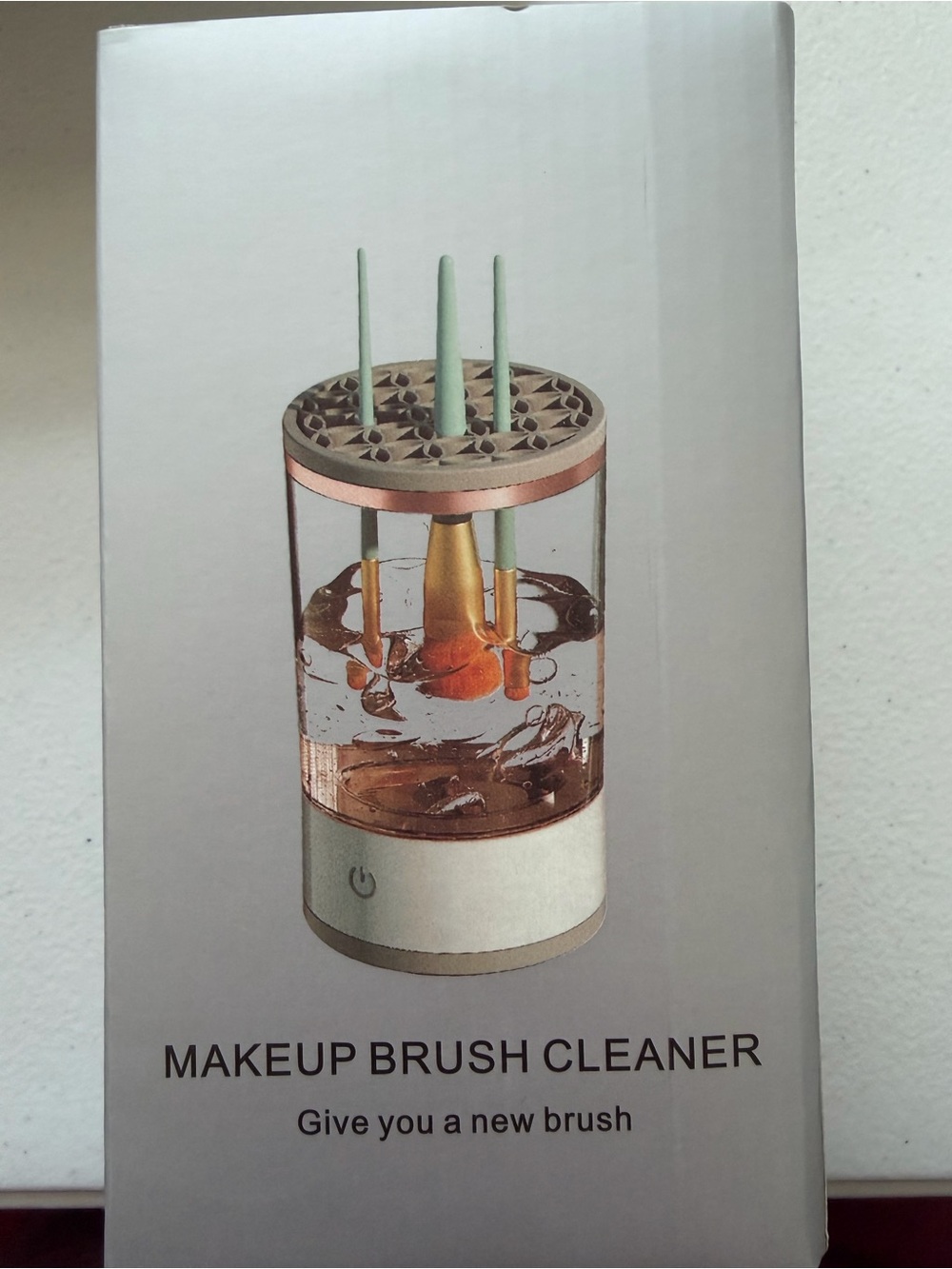 BRAND NEW SEALED Makeup Brush Cleaner - Rose Gold & White